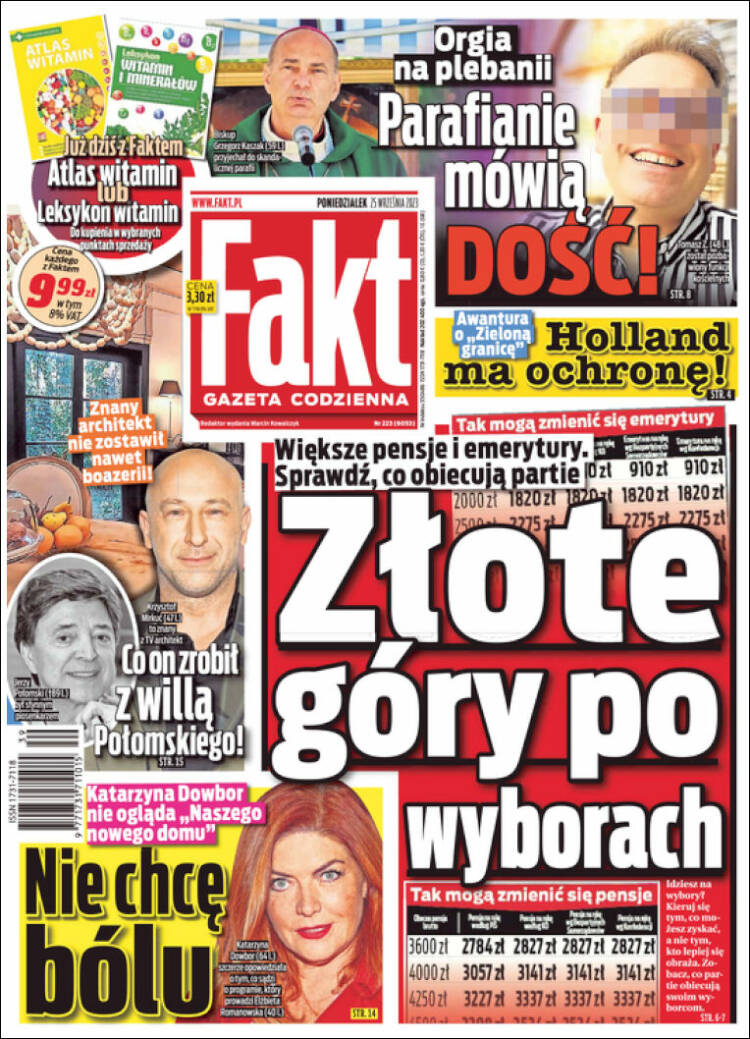 Portada de Fakt (Polonia)