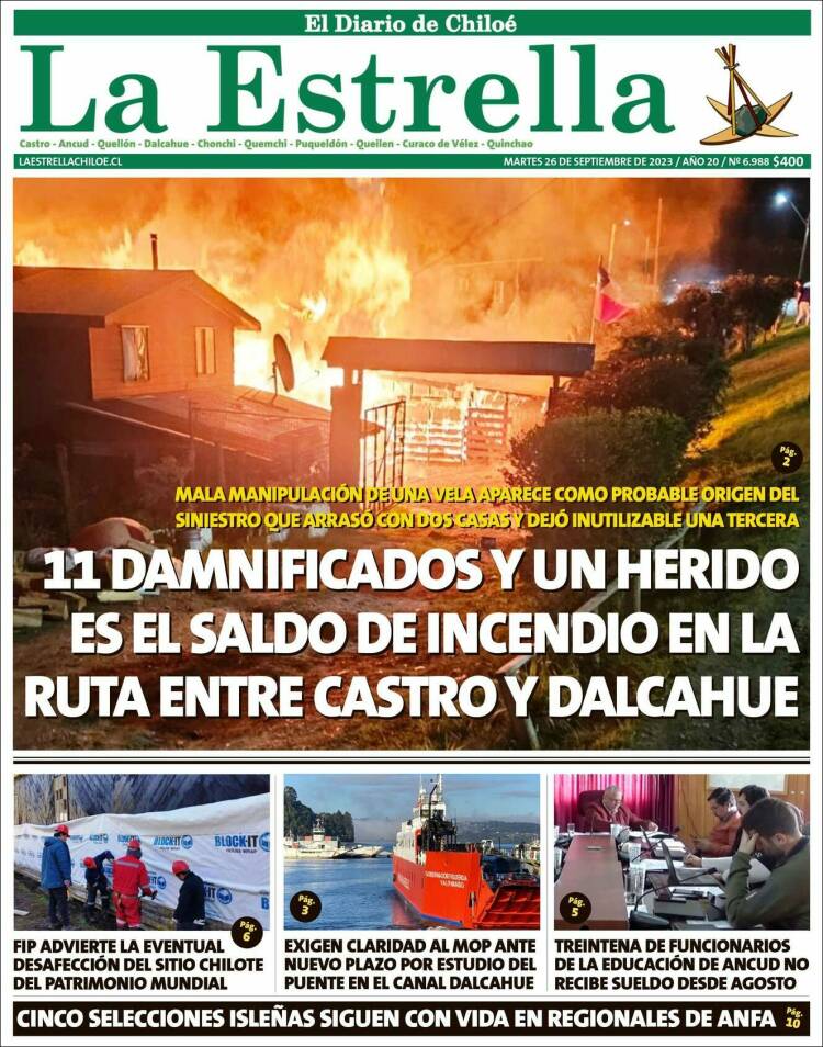 Portada de Estrella de Chiloé (Chile)