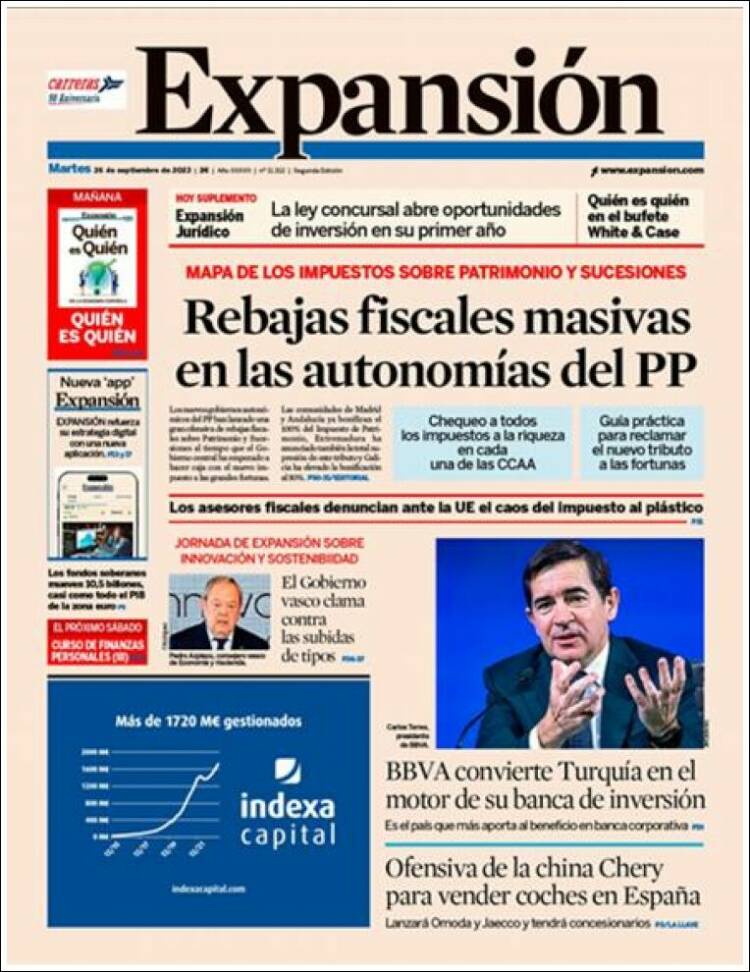 Portada de Expansión (Spain)