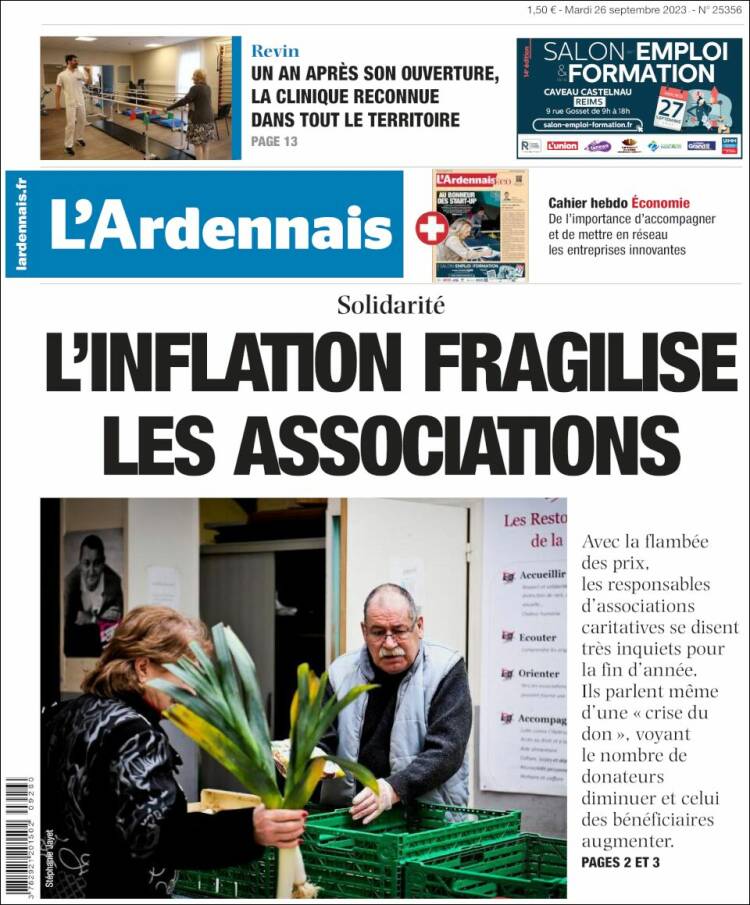 Portada de L'Ardenais (Francia)