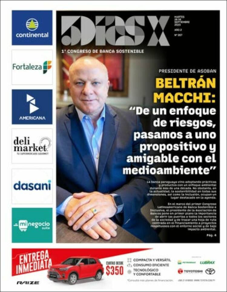 Portada de 5 Días (Paraguay)