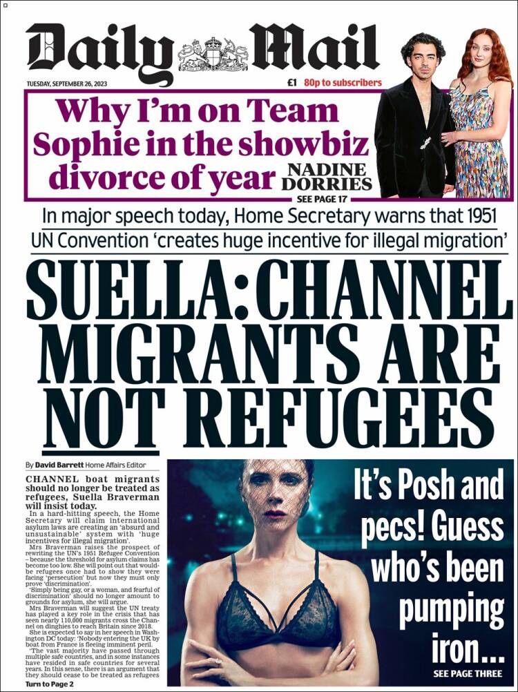 Portada de Daily Mail (United Kingdom)