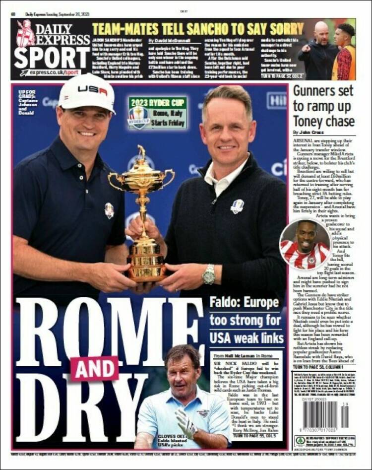 Portada de Express Sport (United Kingdom)