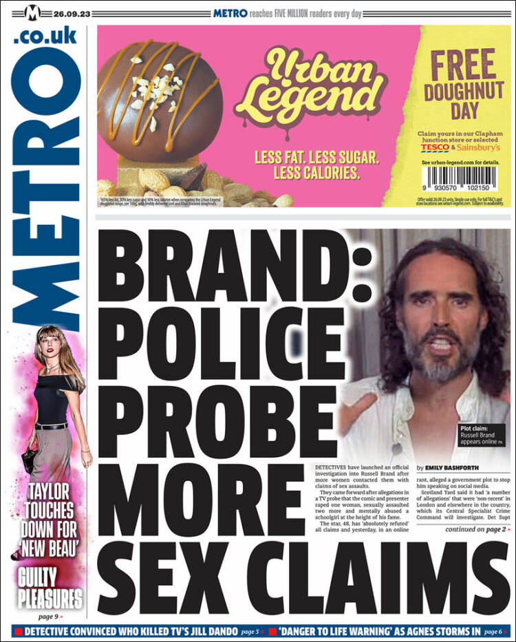 Portada de Metro (United Kingdom)