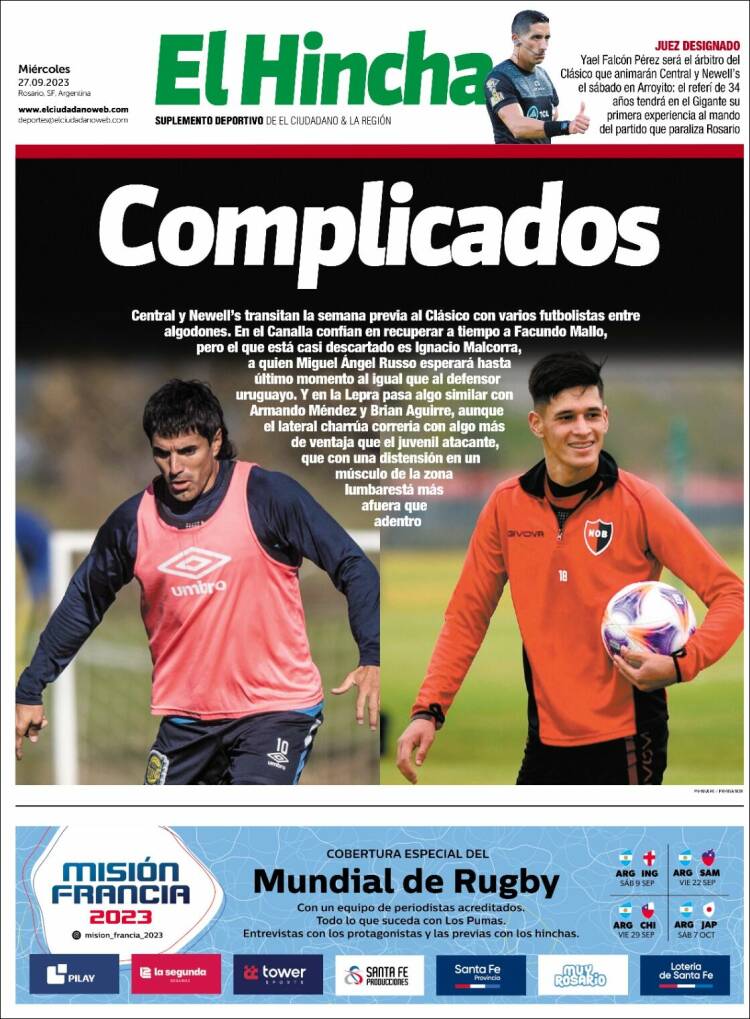 Portada de El Hincha (Argentina)