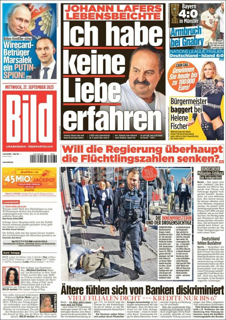 Portada de Bild (Alemania)