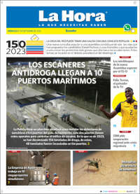 Portada de La Hora - Ecuador (Équateur)