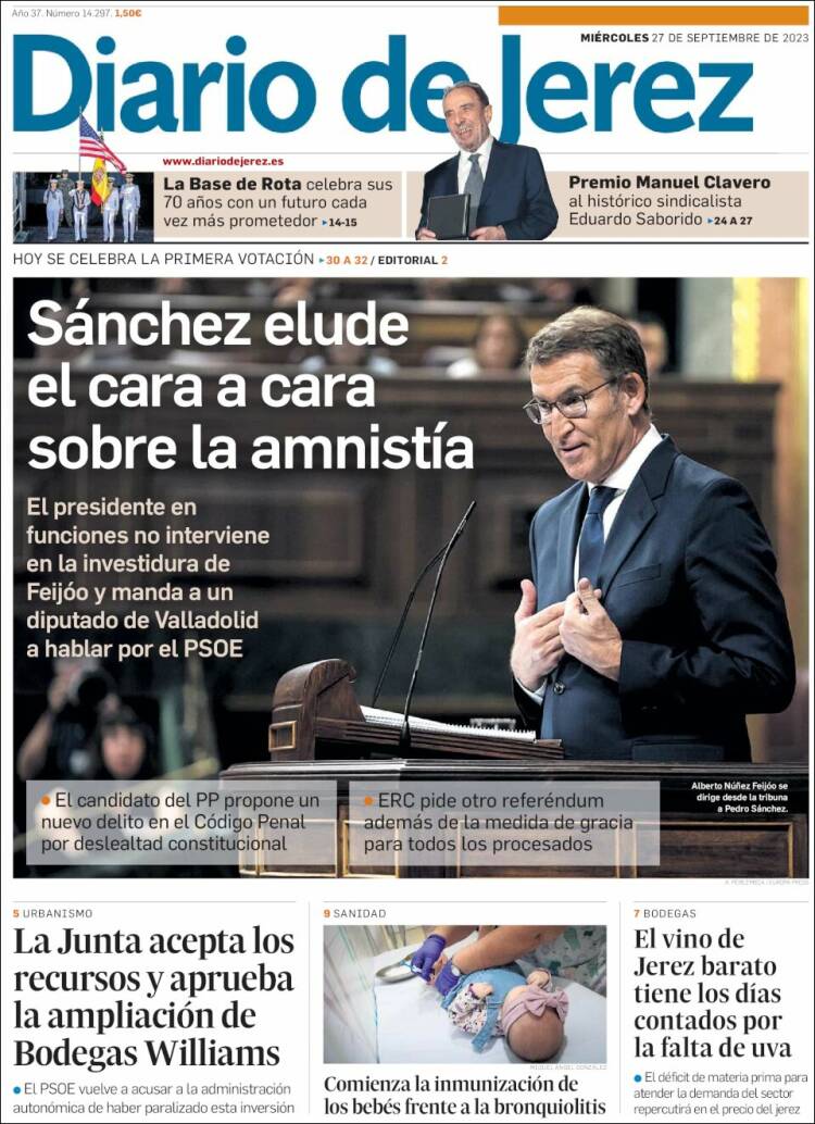 Portada de Diario de Jerez (Espa&ntilde;a)