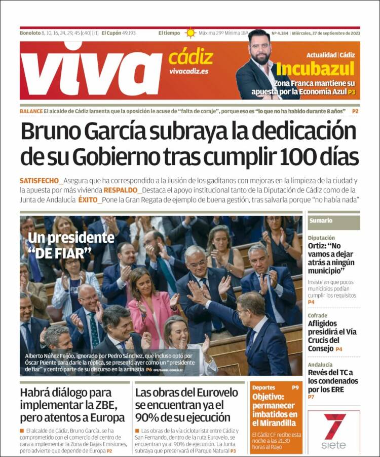 Portada de Información - Cadiz (Espa&ntilde;a)