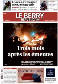 Portada de Berry Republicain (Francia)