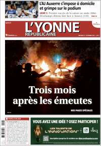 Portada de L'Yonne-Républicaine (France)