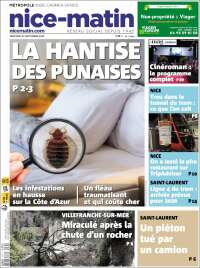 Portada de Nice-Matin (Francia)
