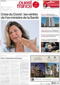 Portada de Ouest France (Francia)