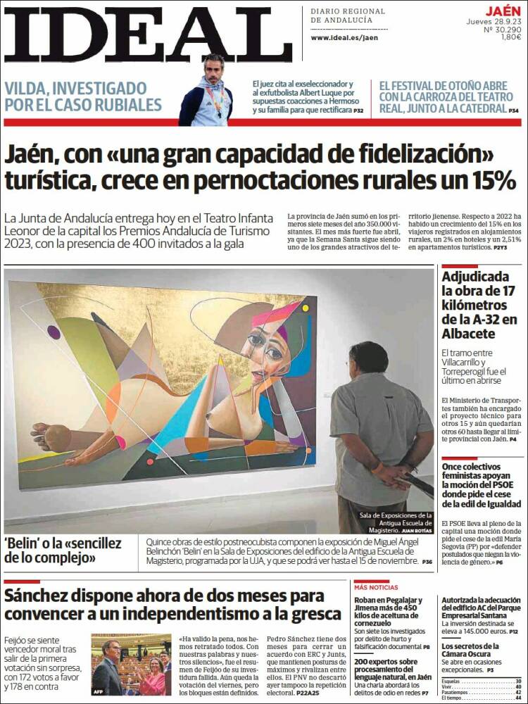 Portada de El Ideal de Jaén (España)