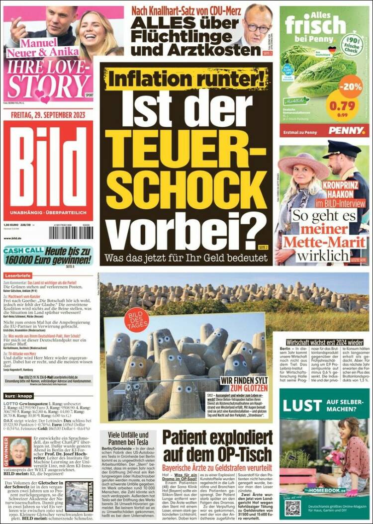 Portada de Bild (Alemania)