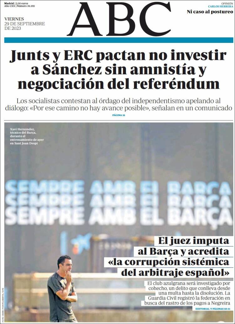 Portada de ABC (España)