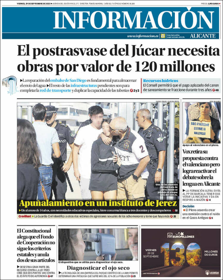 Portada de Diario Información (España)