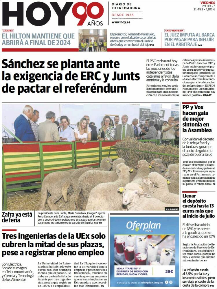 Portada de Hoy - Badajoz (España)