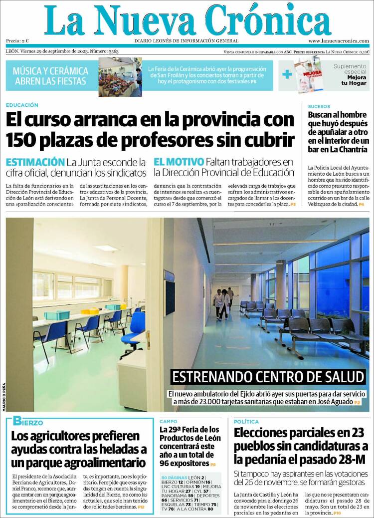 Portada de La Nueva Crónica (España)