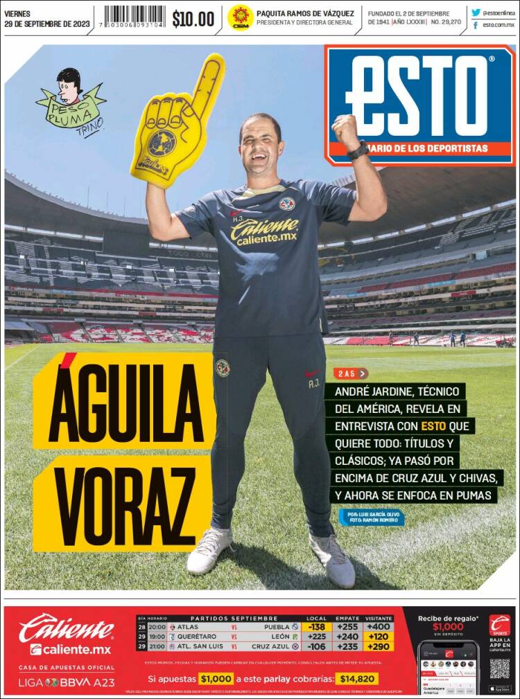 Portada de Esto (M&eacute;xico)