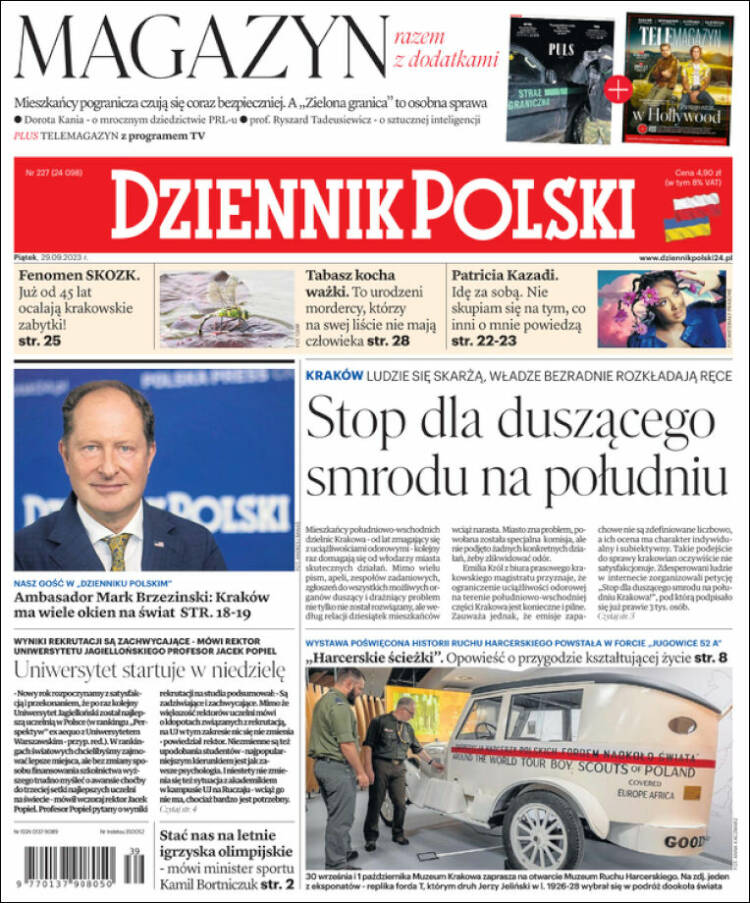 Portada de Dziennik (Polonia)
