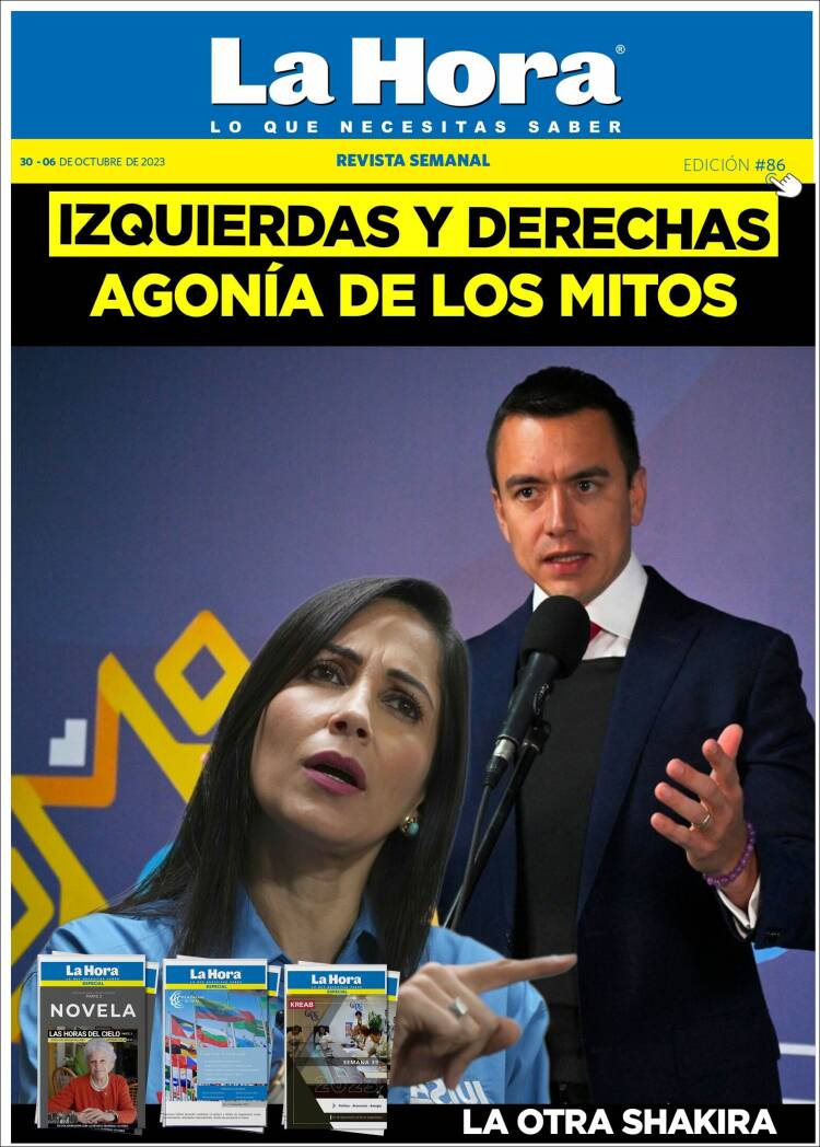 Portada de La Hora - Ecuador (Ecuador)