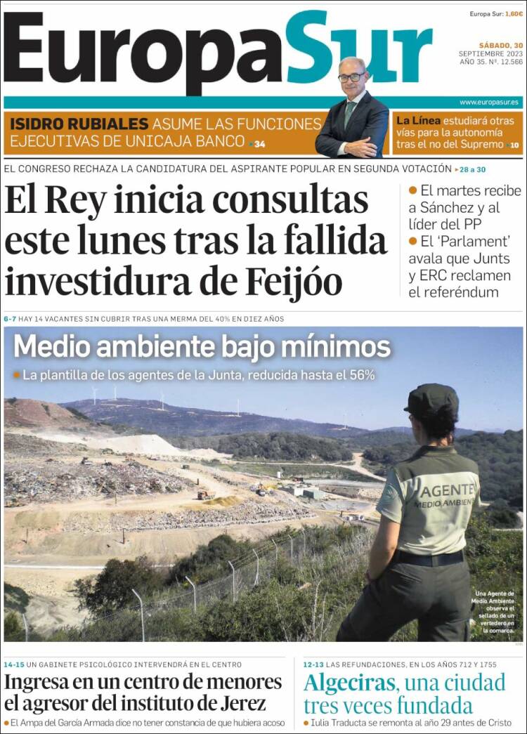 Portada de Europa Sur (Espa&ntilde;a)