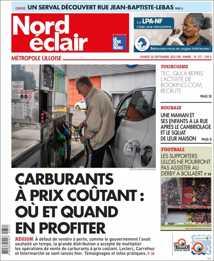 Portada de Nord Éclair (Francia)