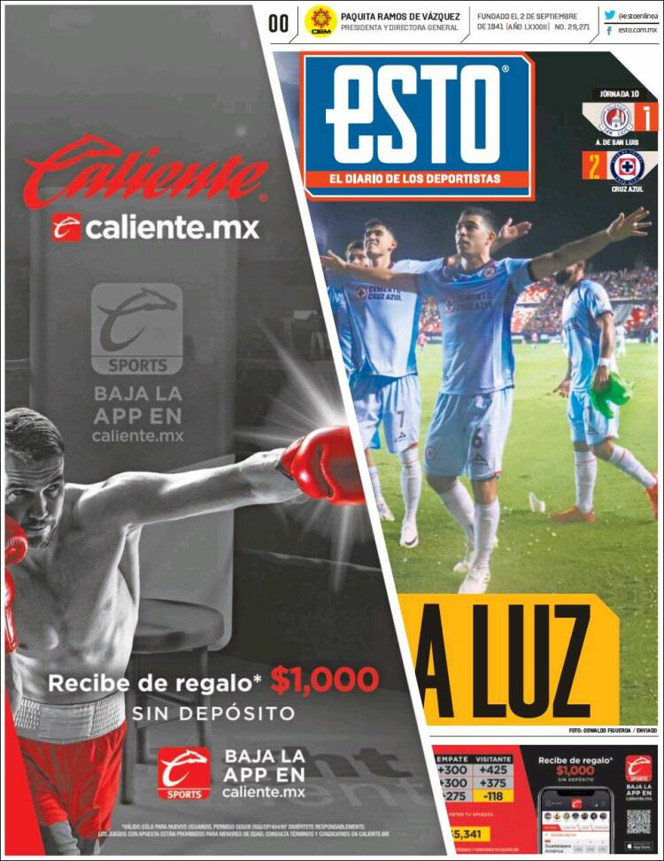 Portada de Esto (M&eacute;xico)