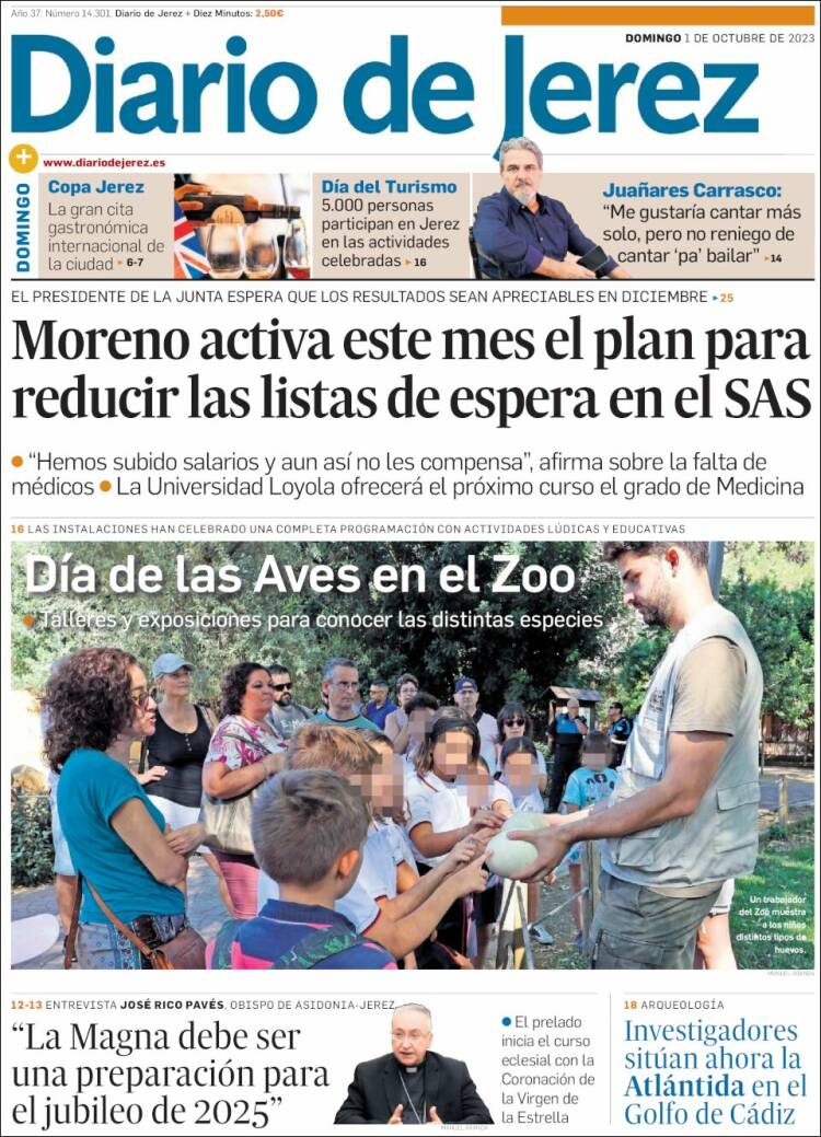 Portada de Diario de Jerez (España)
