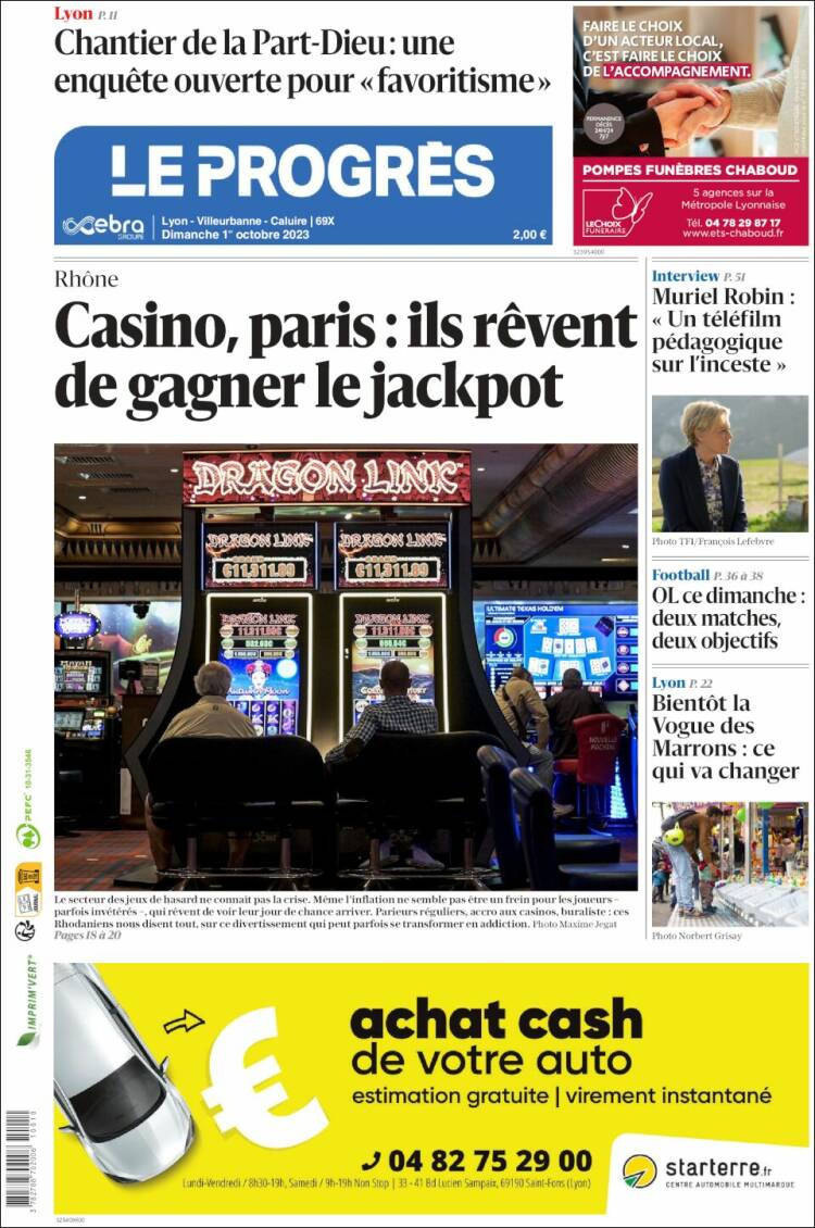 Portada de Progres de Fecamp (Francia)