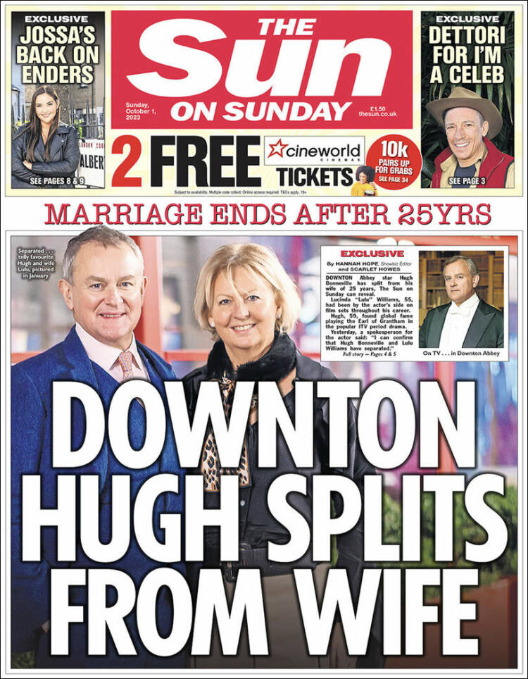 Portada de The Sun (Reino Unido)