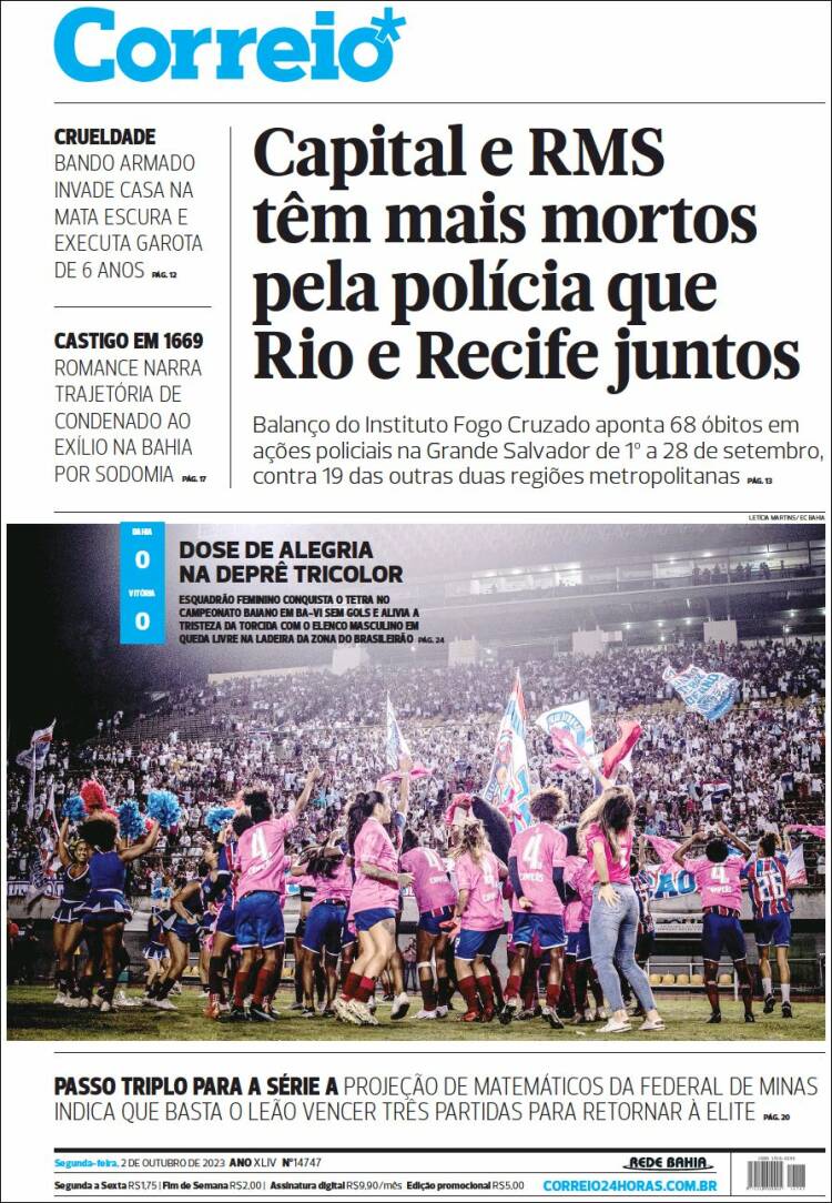 Portada de Correio* (Brasil)