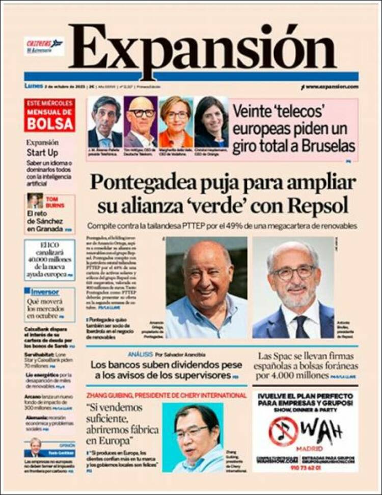 Portada de Expansión (Espa&ntilde;a)