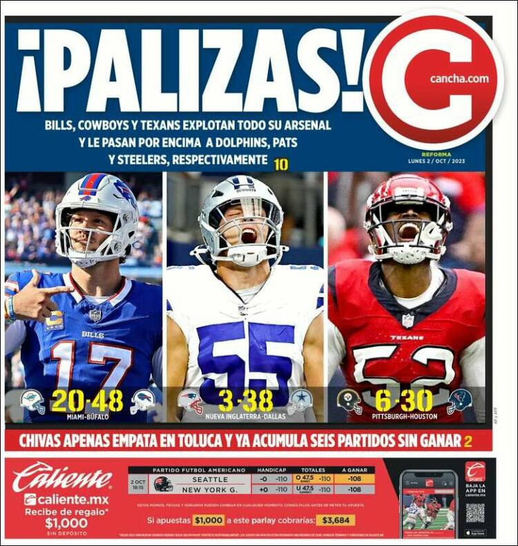 Portada de Cancha (México)