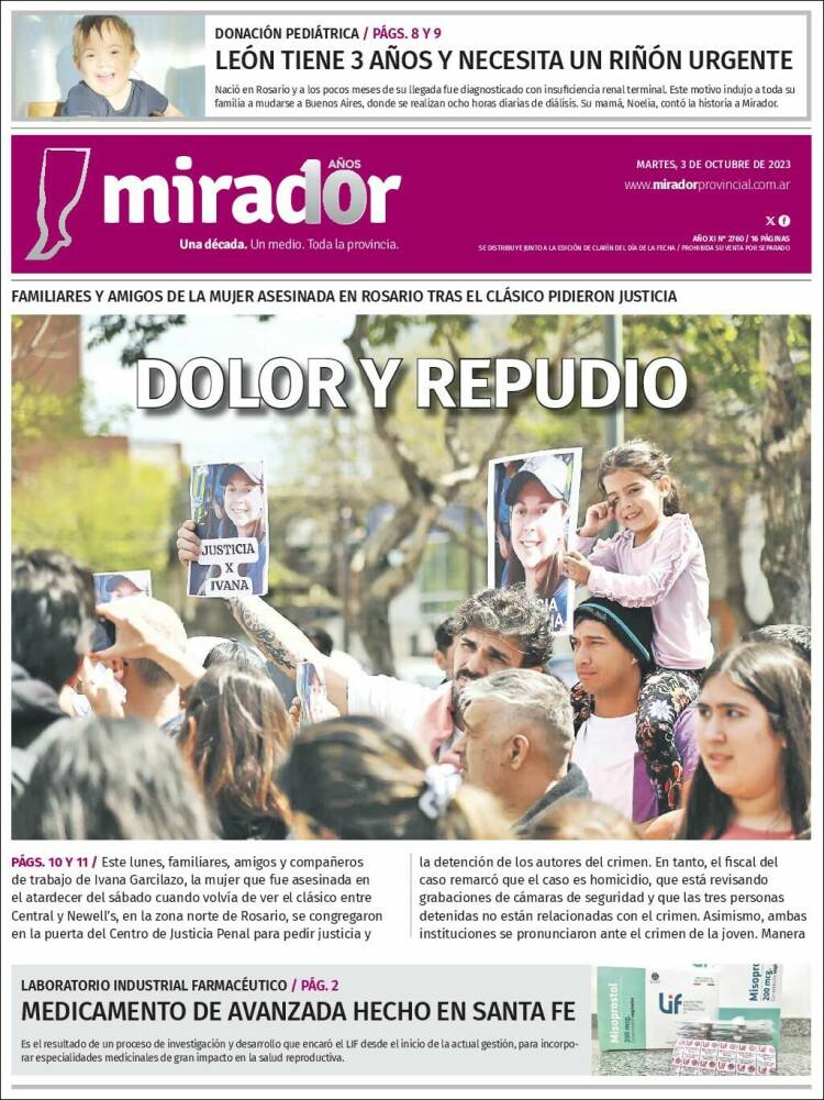 Portada de Mirador Provincial (Argentina)