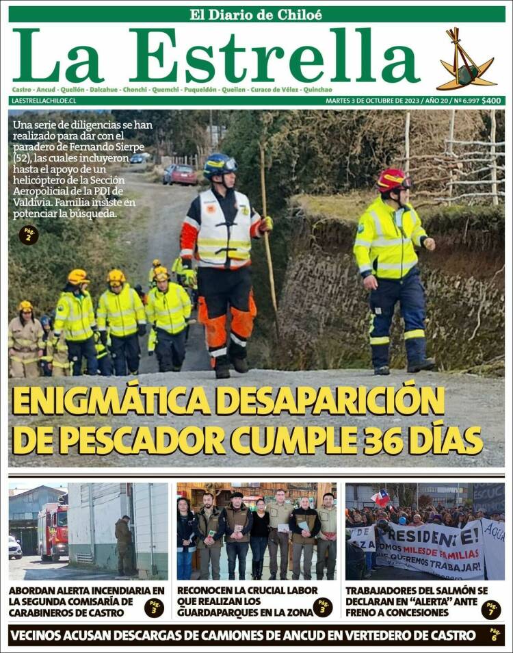 Portada de Estrella de Chiloé (Chile)