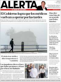 Portada de Alerta - El Diario de Cantabria (España)