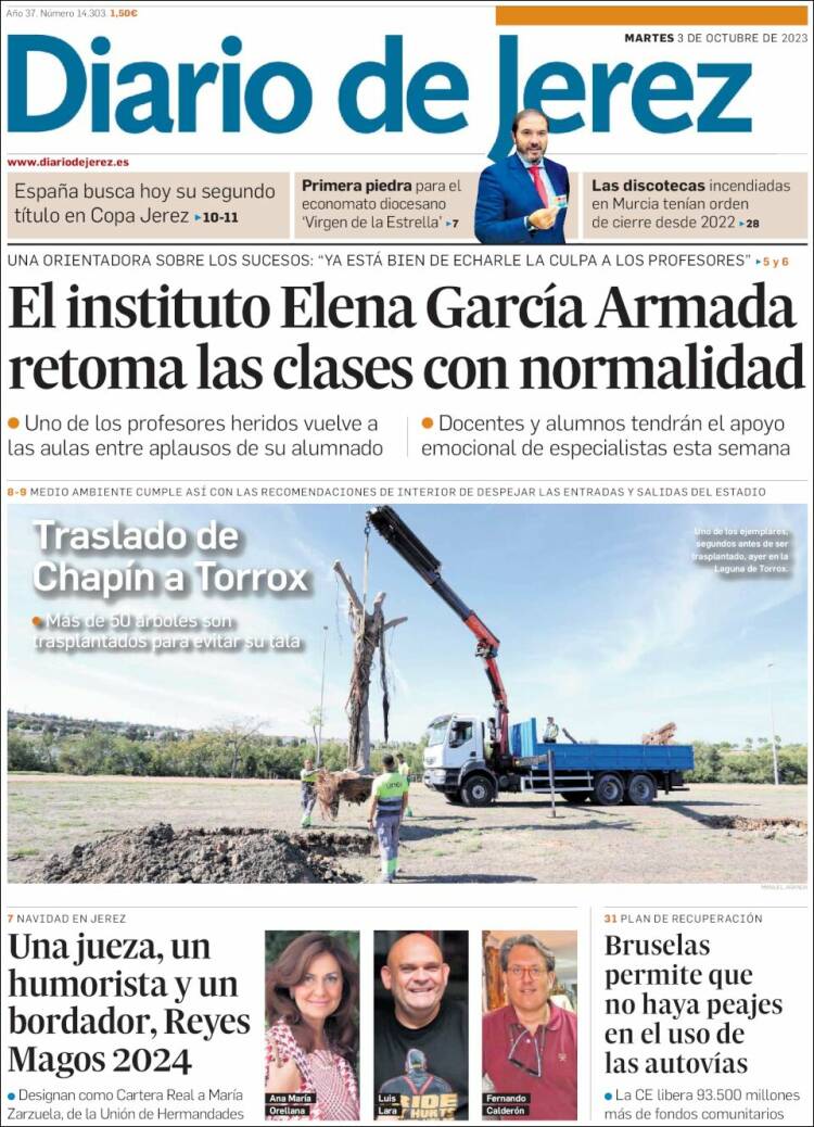 Portada de Diario de Jerez (España)