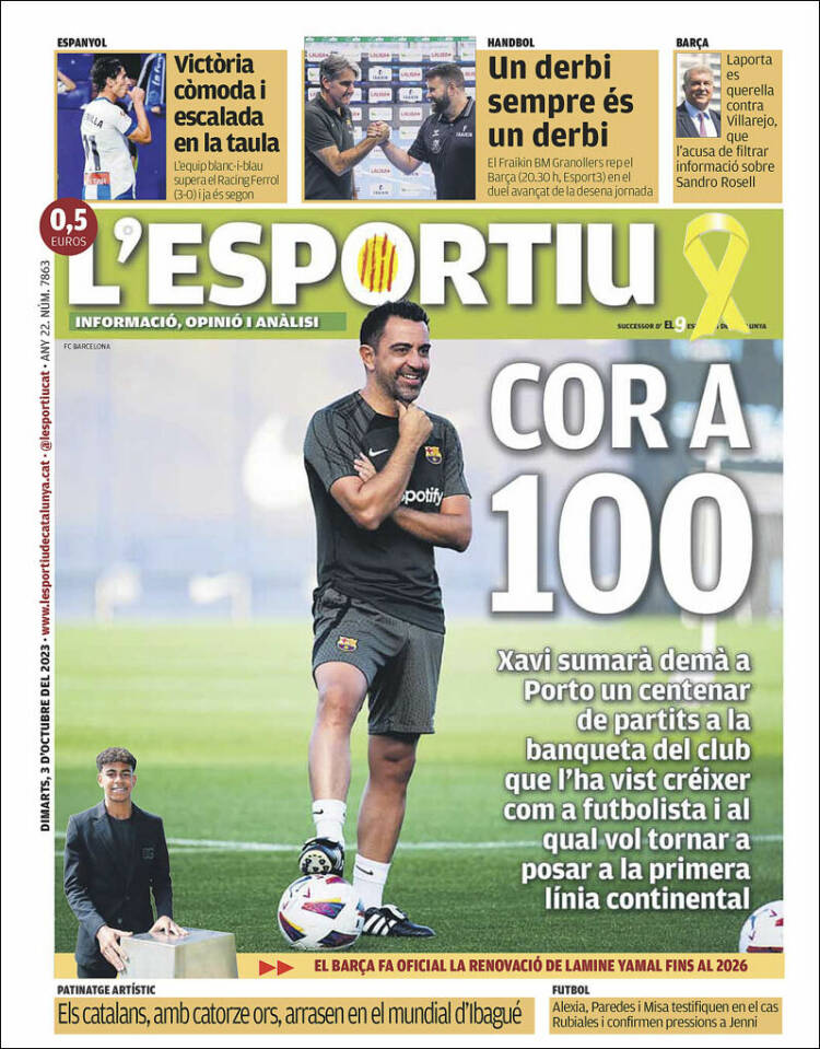 Portada de L'Esportiu (España)