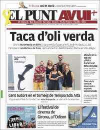 Portada de El Punt Avui - Girona (España)