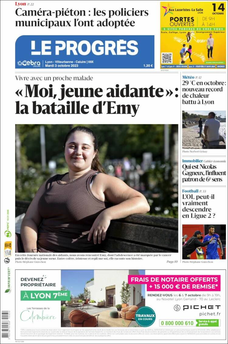 Portada de Progres de Fecamp (Francia)