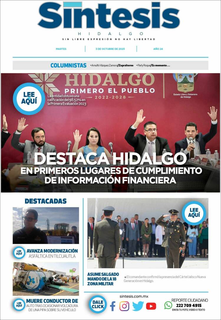 Portada de Sistesis - Hidalgo (México)