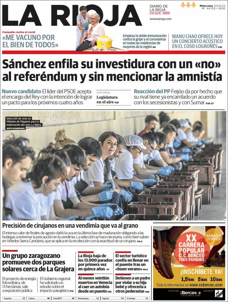 Portada de La Rioja (Spain)