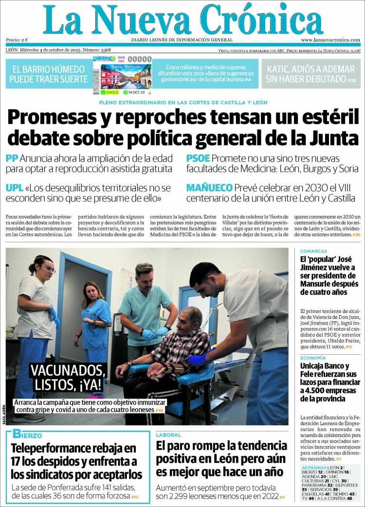 Portada de La Nueva Crónica (Spain)