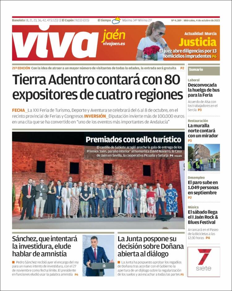 Portada de Viva Jaén (Spain)