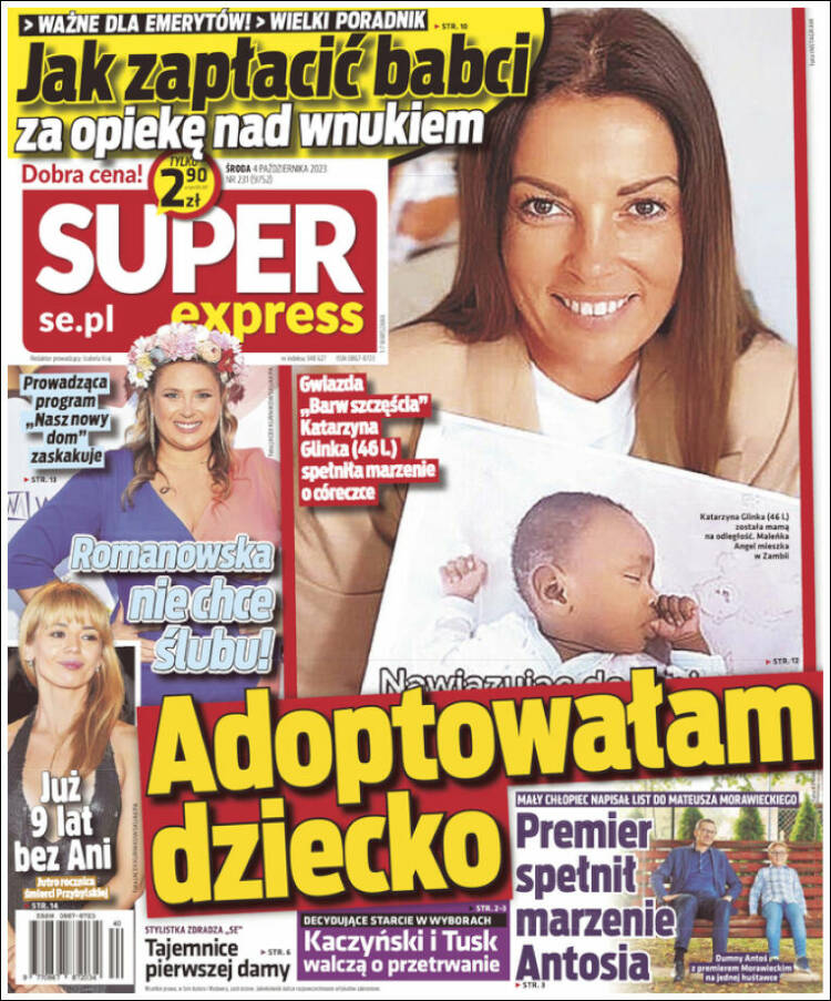Portada de Super Express (Polonia)