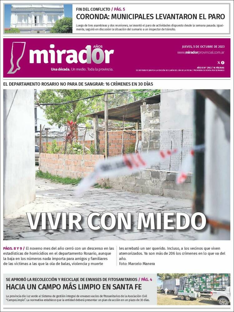 Portada de Mirador Provincial (Argentina)