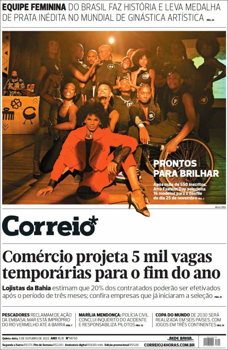 Portada de Correio* (Brasil)