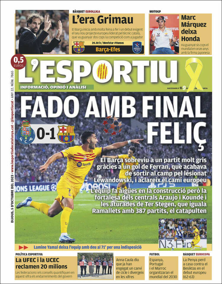 Portada de L'Esportiu (España)